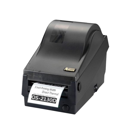 Argox OS-2130D-SB (термо печать, интерфейсы COM и USB, ширина печати 72 мм, скорость 104 мм/с)